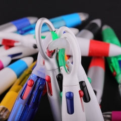 Multi Color Pen with Carabiner