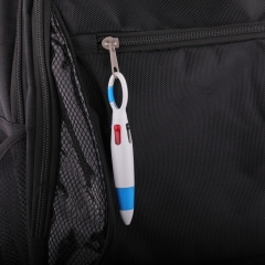 Multi Color Pen with Carabiner