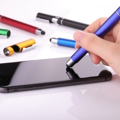 Plastic stylus pen with phone stand