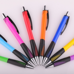 Promotional Plastic Ball Pen with hollow out grip