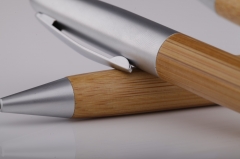 Personalized Quality Bamboo Twist Ball Point Pen