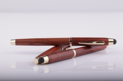 Wooden Pen with Stylus