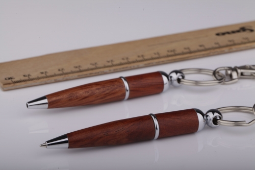 Mini Wood Pen with Key Ring