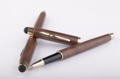 Wooden Pen with Stylus