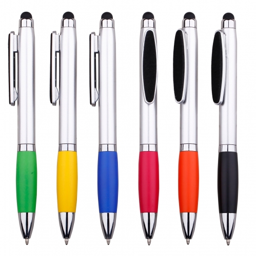 Stylus Grip Pen with Screen Cleaner