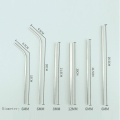 4pcs Stainless Steel Straw Set