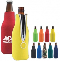 Zip Up Bottle Koozie