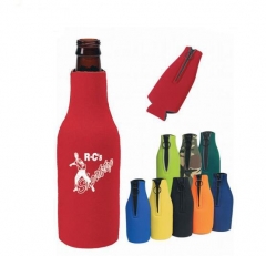 Zip Up Bottle Koozie