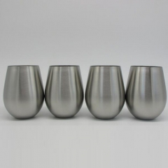 Stainless Steel Stemless Wine Glass