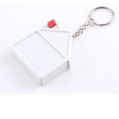 House Tape Measure Key Chain