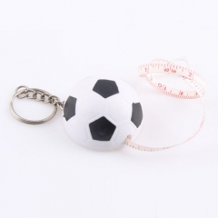 Football Measuring Tape Key Ring