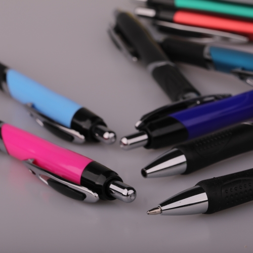 Metal Clip Grip Pen