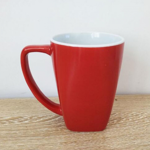 Two Tone Square Ceramic Mug