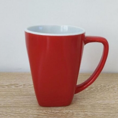 Two Tone Square Ceramic Mug