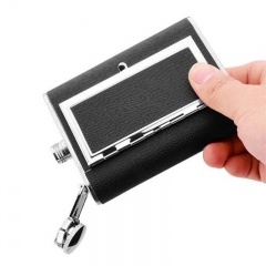 Hip Flask with Cigarette Box