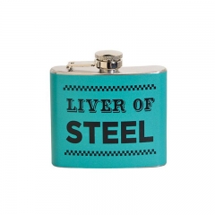 Painting Stainless Steel Hip Flask 5oz
