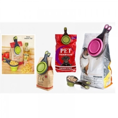 Food Scoop Measuring Cup & Bag Clip