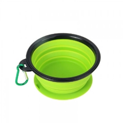 Collapsible Silicone Pet Bowl with Sucker