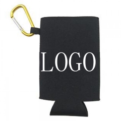 Collapsible Koozie with Carabiner