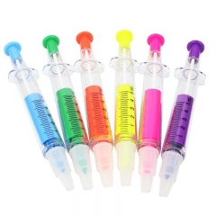 Syringe Highlighter Pen Combo