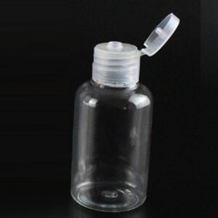 60ml PET Plastic Empty Bottle with Flip Cap