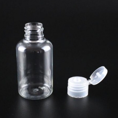 60ml PET Plastic Empty Bottle with Flip Cap