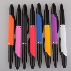 Touch Stylus Ballpoint Highlighter Pen Combo