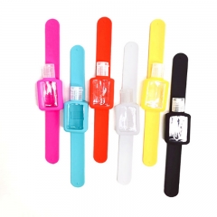 Slap Wristband with Hand Sanitizer Bottle