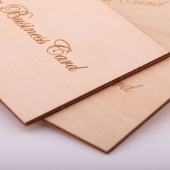 Wood Name Card