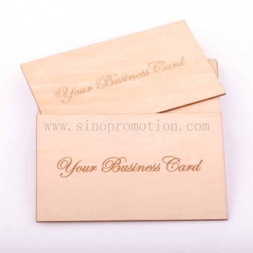 Wood Name Card