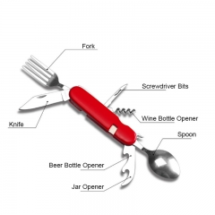 Multifunction Tool with Fork Spoon