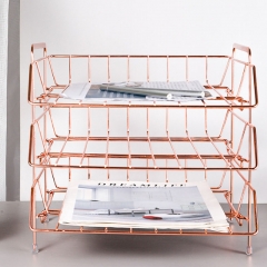 Rose gold 3 Tier Organizer