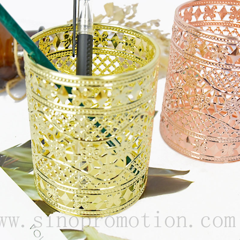 gold pen holder,gold pen cup,rose gold pen holder,rose gold pencil cup