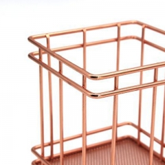 Rose Gold Desk Organizer