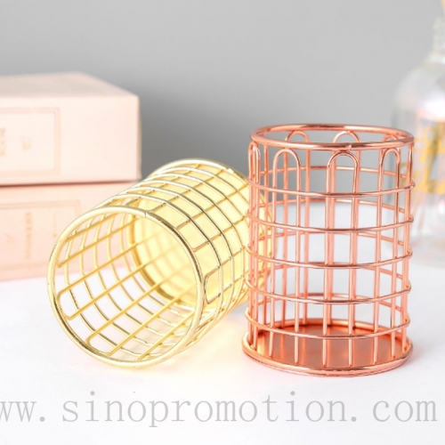 rose gold pen holder,rose gold pencil cup,rose gold pen holder for desk