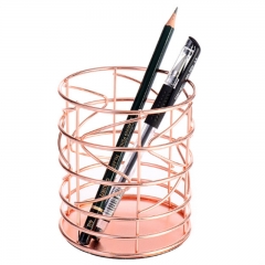 Rose Gold Brush Holder