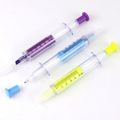 Syringe Highlighter Pen Combo