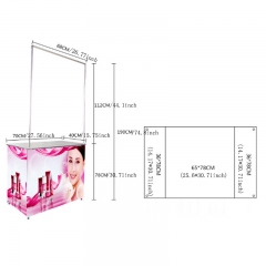 Portable Promotion Counter Table