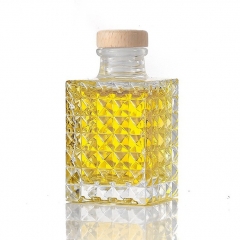 clear glass cocktail bitters bottle dasher with high polymer cork lid