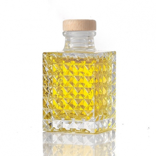clear glass cocktail bitters bottle dasher with high polymer cork lid