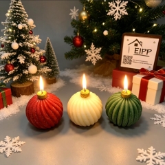 Christmas Decoration Supplies | Christmas Candle Collection | Handmade Soy Wax Candle | Holiday Decor | Christmas Gift | Festive Home Decoration