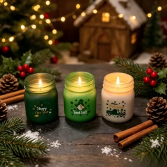 Christmas Decoration Supplies | Christmas Candles | Scented Candles | Holiday Decor | Christmas Gift | Festive Home Decoration