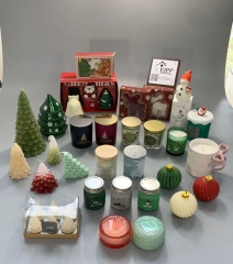 Christmas Decoration Supplies | Christmas Candles | Scented Candles | Holiday Decor | Christmas Gift | Festive Home Decoration