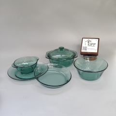 EIPP Hot Selling Trending Borosilicate Glass Bowl | Glass Salad Bowl | for Kitchen Cooking, Oven, Microwave, Refrigerator