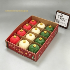 Christmas Decoration Supplies | Christmas Candle Collection | Handmade Soy Wax Candle | Holiday Decor | Christmas Gift | Festive Home Decoration