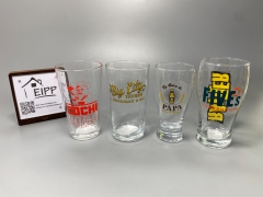 Dishwasher Safe 16oz 20oz Customized Pint Beer Glasses Perfect Gift for Him, Dad, or Groomsmen