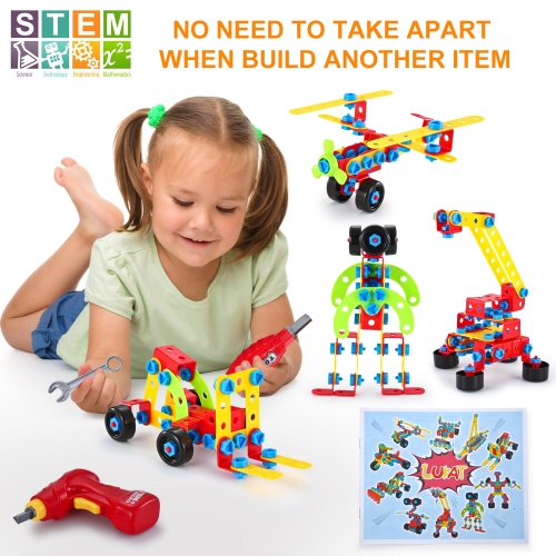 lukat building stem learning toy