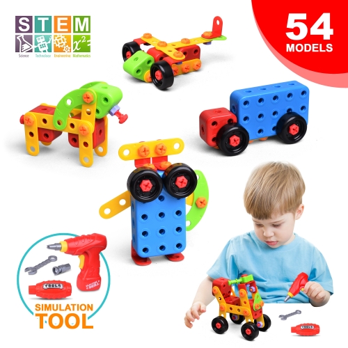 LUKAT STEM Building Toys for 3 4 5 6 Boys & Girls 288 Piece by LUKAT