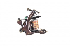 Tattoo Machine Gun Handmade 12 Wraps Pure Copper Coils For Liner and Shader