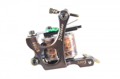 Tattoo Machine Gun Handmade 12 Wraps Pure Copper Coils For Liner and Shader